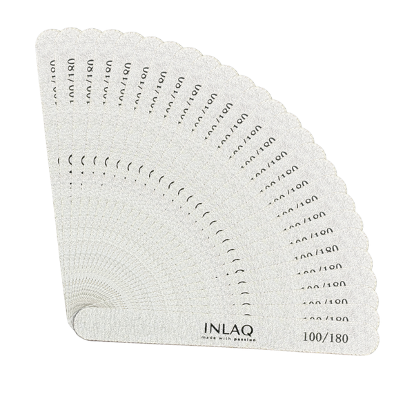 

Пилочка для ногтей прямая 100/180, 25 шт. Inlaq