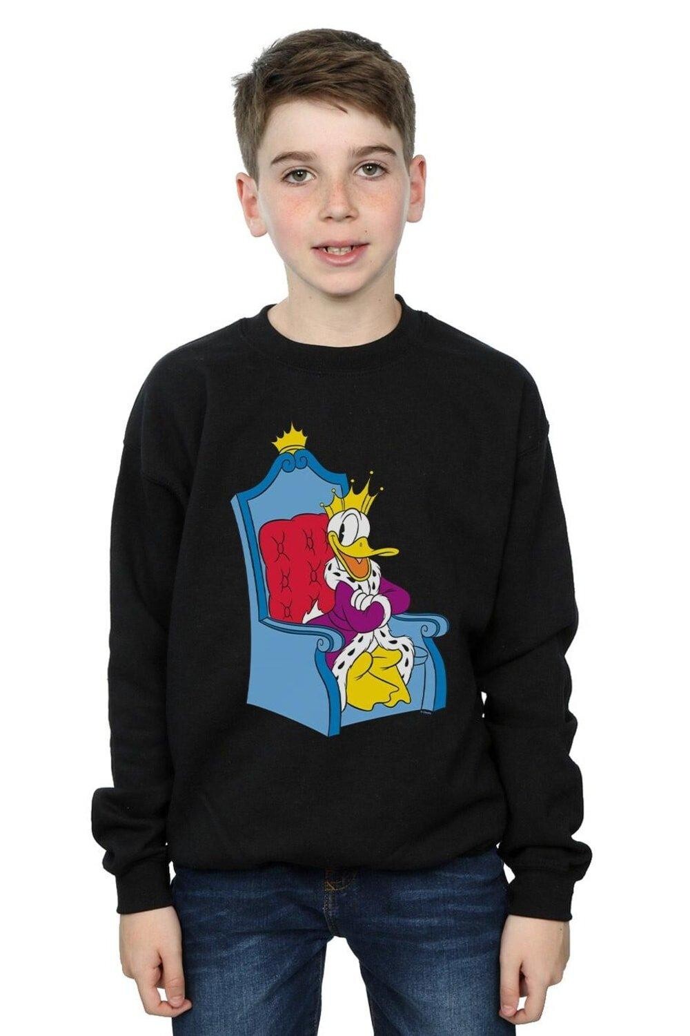 

Толстовка Donald Duck King Donald Disney, черный