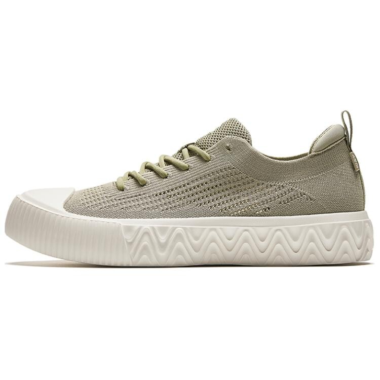 

Кроссовки ANTA Flyknit Skateboarding Shoes Men Low-top Rinse Green, зеленый