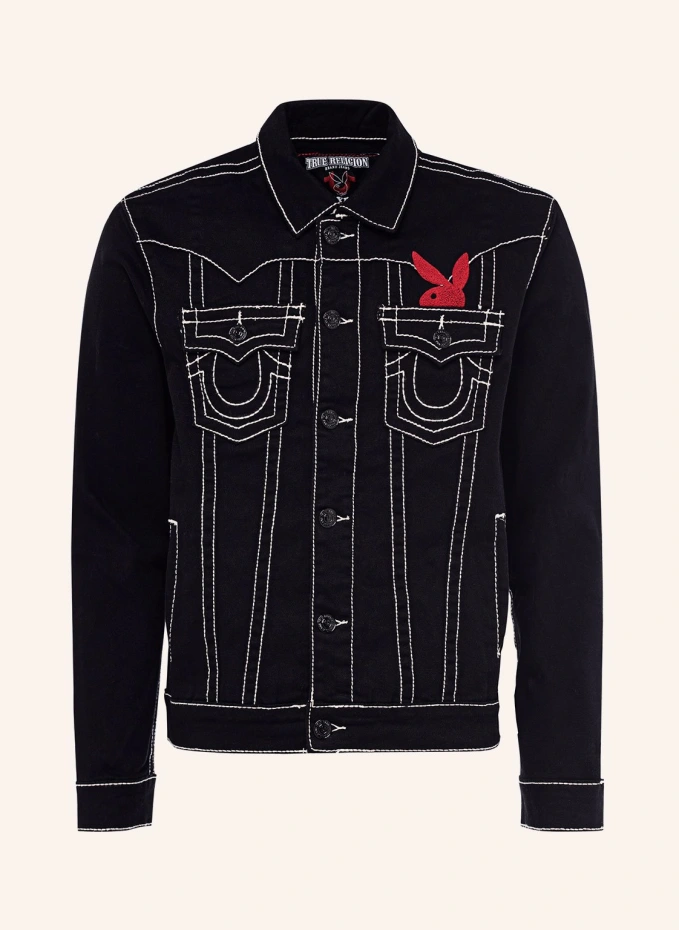 Джинсовая куртка jimmy big t bunny true religion x playboy True