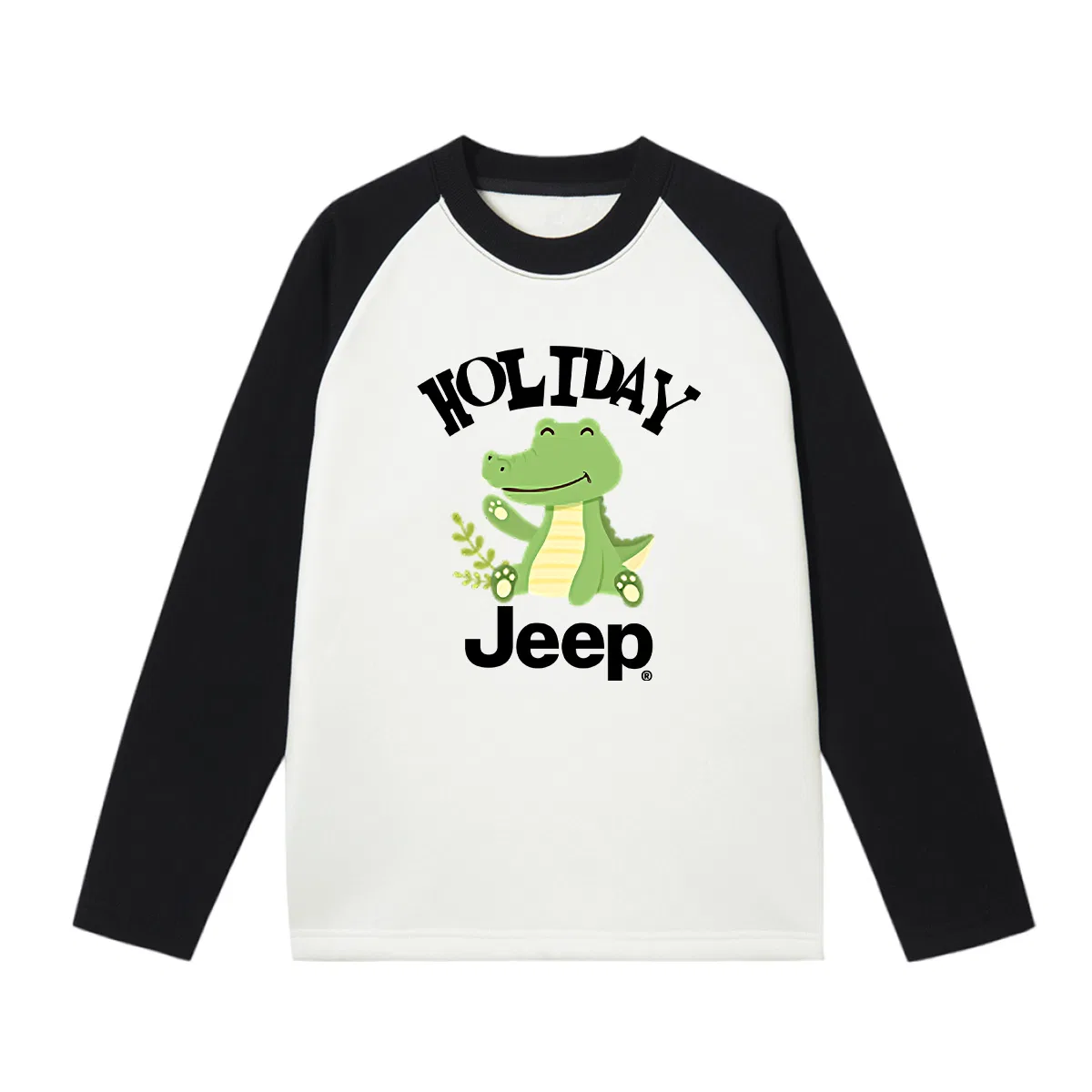 Свитшот детский Grade School с круглым вырезом Moderate Jeep, Black White
