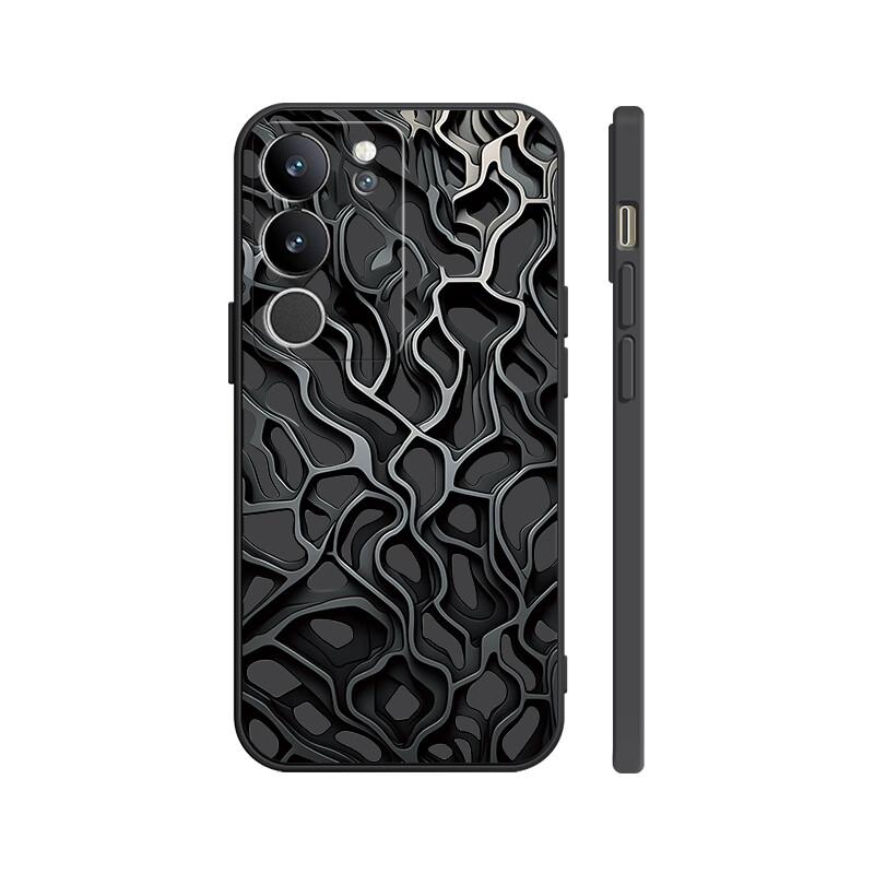 

Чехол для телефона с камнями Stones, Rubik's Cube texture black - DWSTSMF221