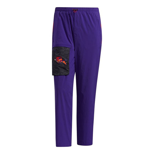 

Спортивные штаны adidas Cny Pnt Wv New Year's Edition Cargo Casual Sports Purple, фиолетовый