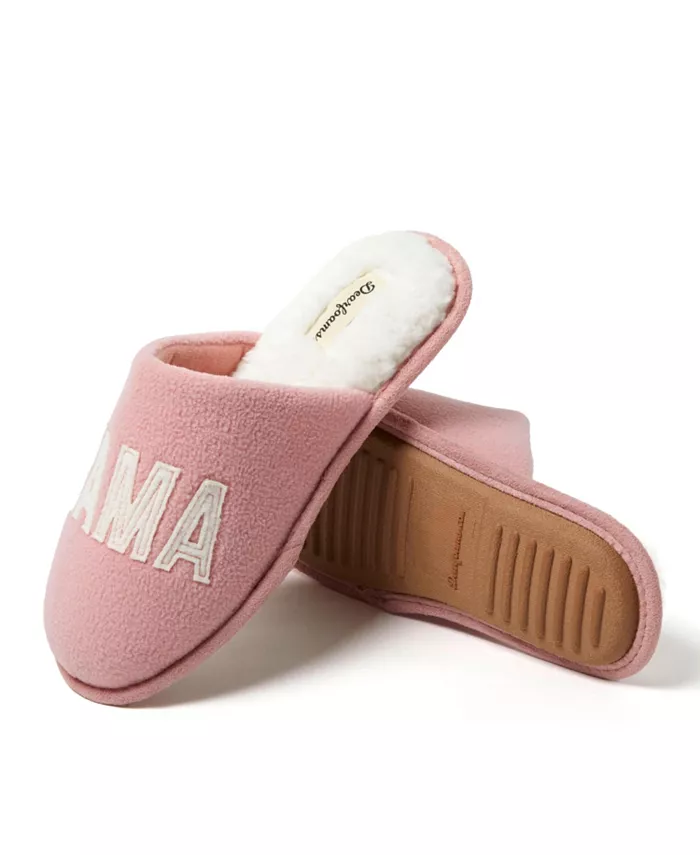 Женские тапочки Carley Mama Bear Mom Scuff Dearfoams, розовый — фото 3