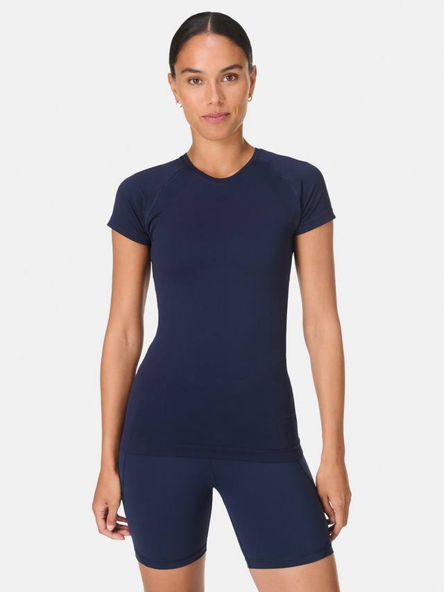 

Беспрошивная футболка Athlete Sweaty Betty, Navy Blue