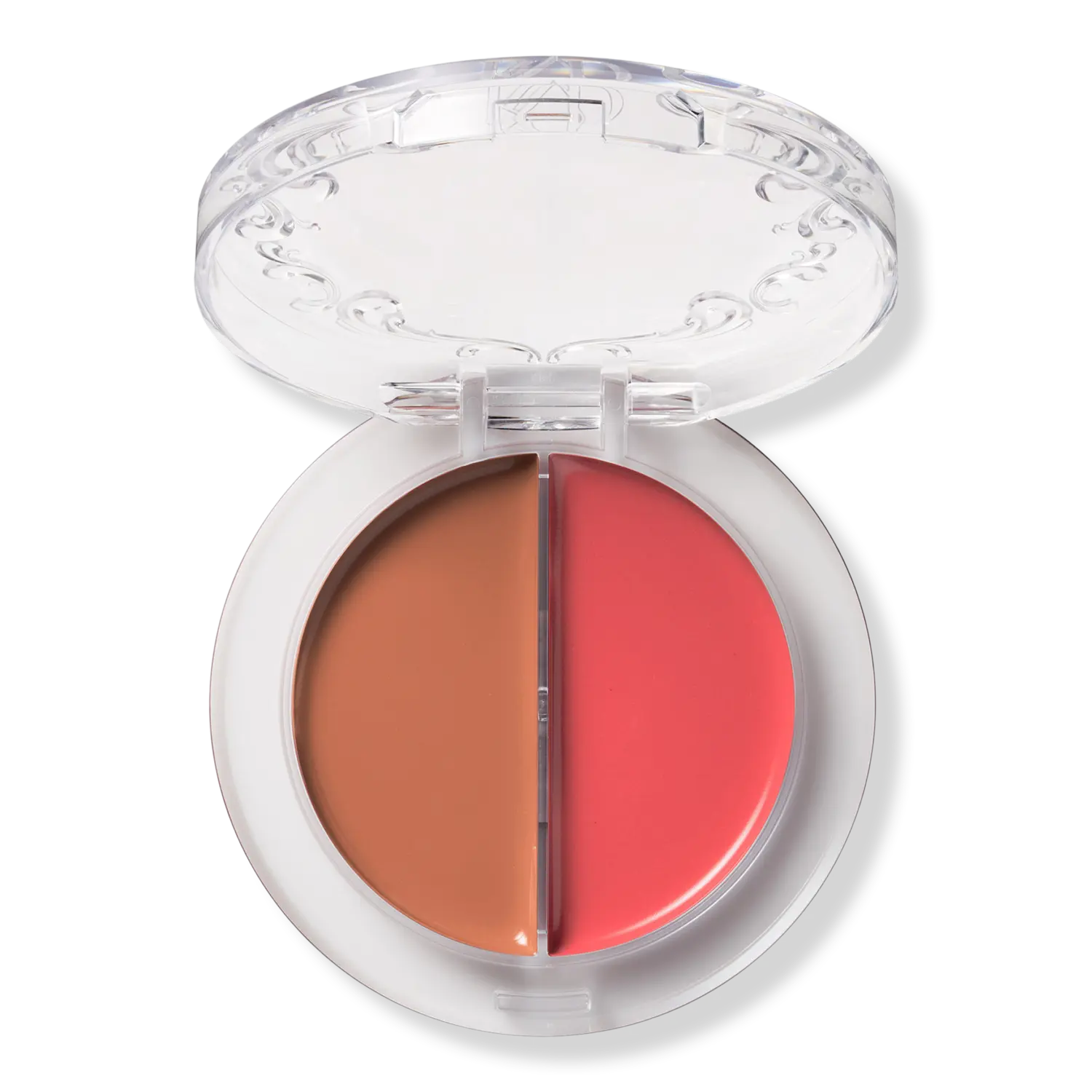 

Румяна Good Apple Blush Balm Duo KVD Beauty, Elusive Orchard 30 - Gilded Apple/Glass Apple (light honey/coral pink)