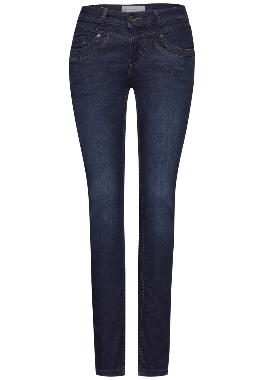 

Джинсы STREET ONE Slim fit Jeans, темно-синий