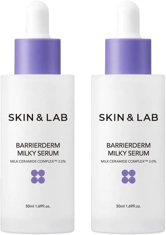 Набор Skin&Lab — Увлажняющая Barrier Derm Milky Serum, 50 мл, набор 2 шт