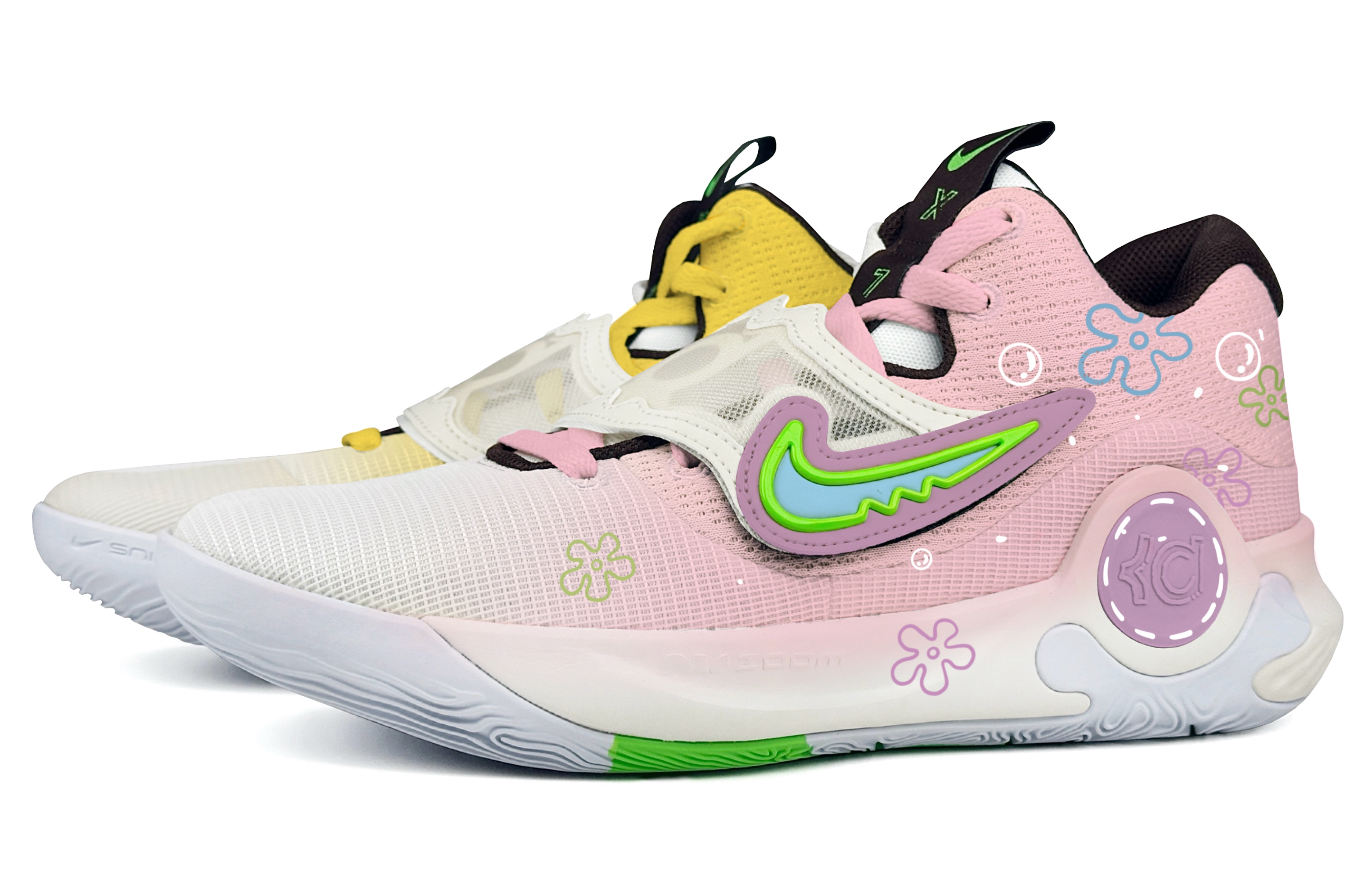 

Nike Баскетбольные кроссовки KD Trey 5 X Cushioning с низким верхом, ударопрочные, мужские, розовые