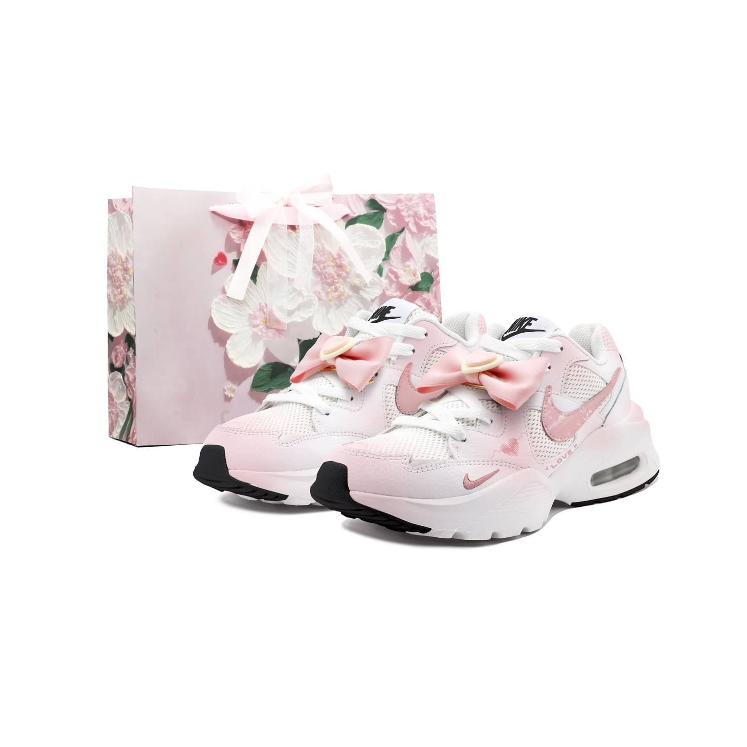 

Nike Кроссовки Casual Running низкие Air Max Fusion Shock Absorbers Slip Resistant Abrasion Resistant женские Pink