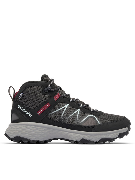 Женские треккинговые кроссовки Columbia Peakfreak Rush OutDry текстильные, черно-серый