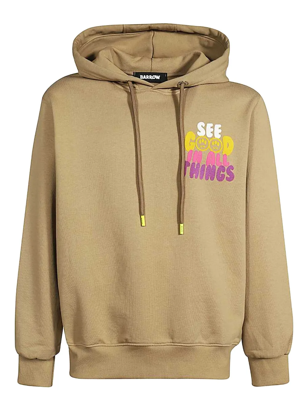 

Худи с принтом луны BARROW, коричневый