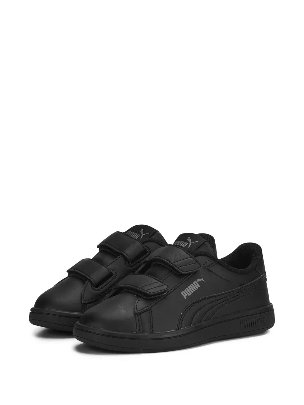 Кроссовки Smash 3.0 с ремешком Puma Kids, черный