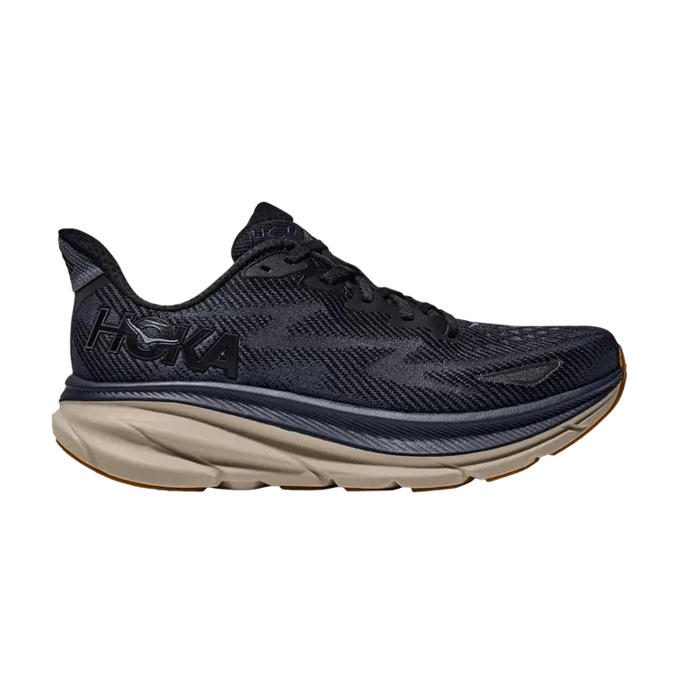 

Кроссовки HOKA Clifton 9 Black Varsity Navy, черный