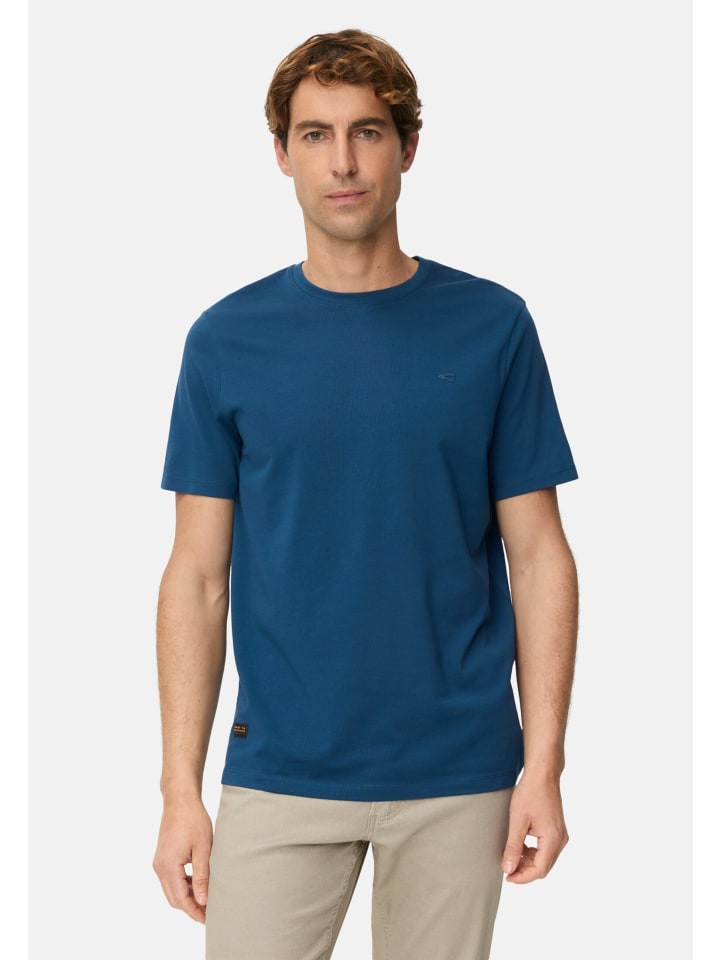 

Camel Active Футболка с круглым вырезом fleXXXactive цвета «Лионский синий», Синий, Camel Active Футболка с круглым вырезом fleXXXactive цвета «Лионский синий»