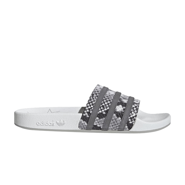 

Кроссовки Adilette 'Snakeskin', белый