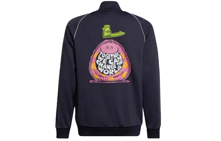 Куртка Adidas Originals темно-синяя — фото 3