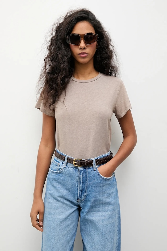 

Футболка Answear.LAB, бежевый