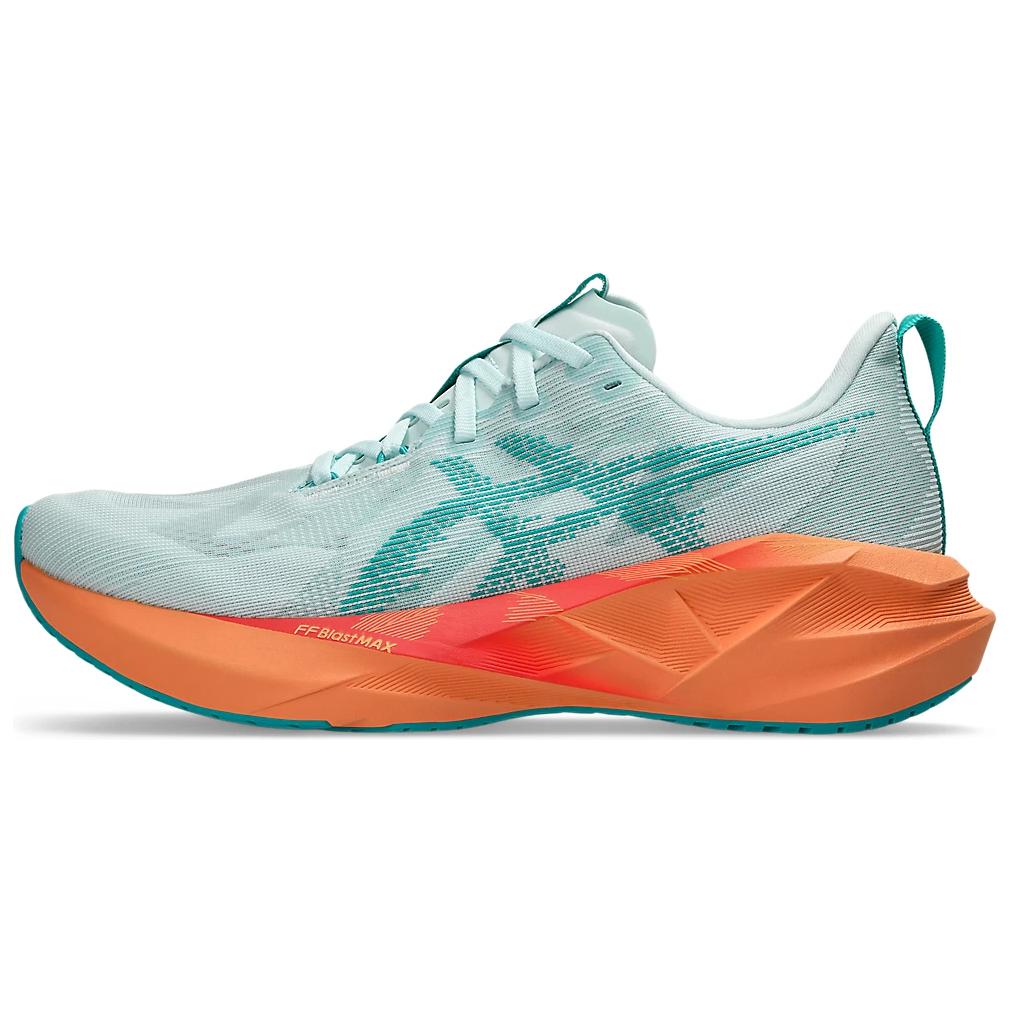 

Кроссовки Novablast 5 Soothing Sea Wave Teal Orange Asics, Cyan Orange