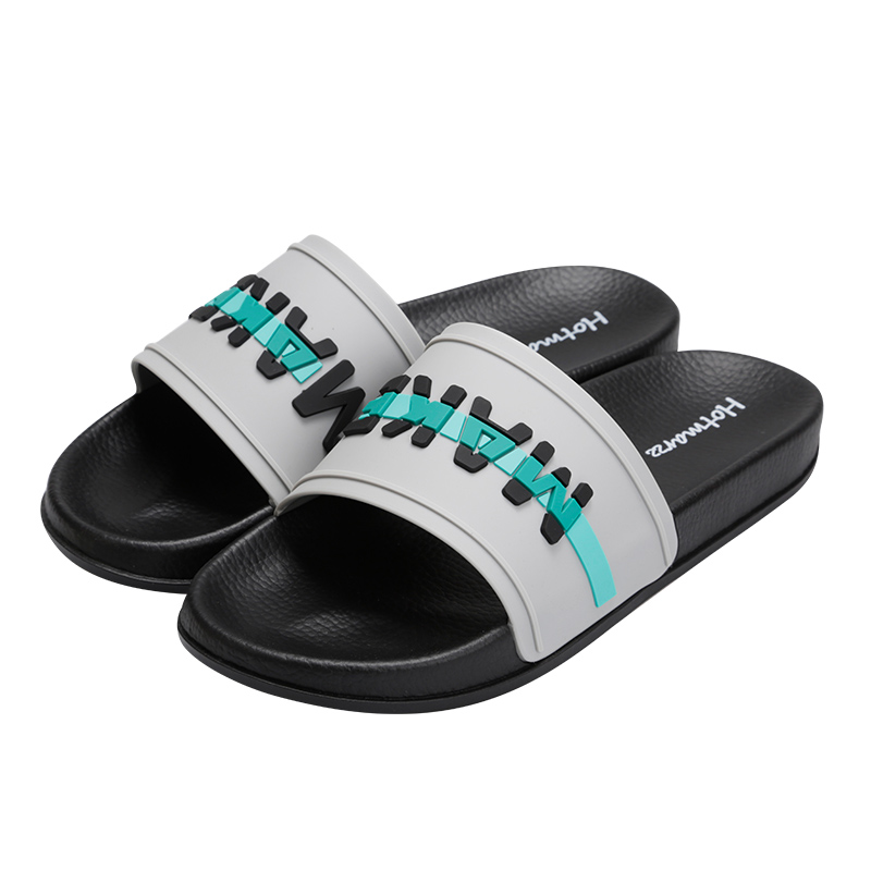HOTMARZZ Скользостойкие износостойкие слайдеры Men's Blue Green — фото 4
