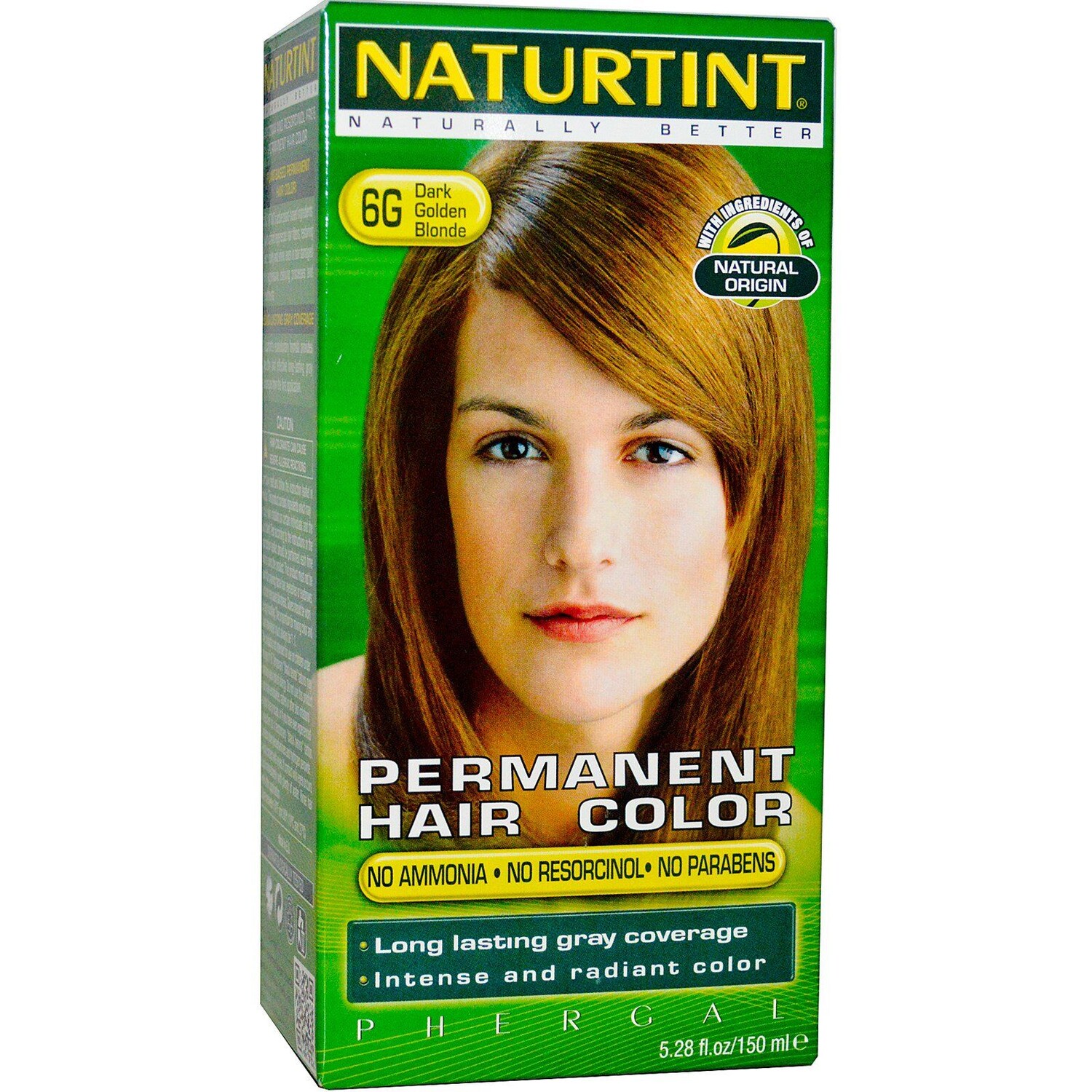 

Naturtint Краска для волос 6G темный золотой блонд 5,98 жидкой унции (170 мл)