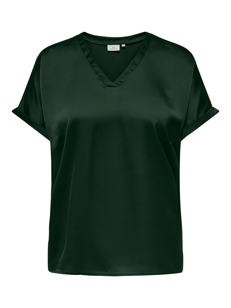 

Блузка с коротким рукавом ONLY Carmakoma Blouse CARBRYNJA, темно-зеленый