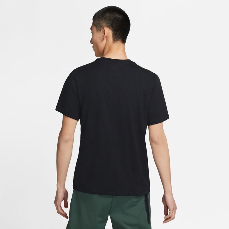 Стиль жизни - текстиль - футболки с логотипом swoosh t-shirt Nike, черный — фото 2