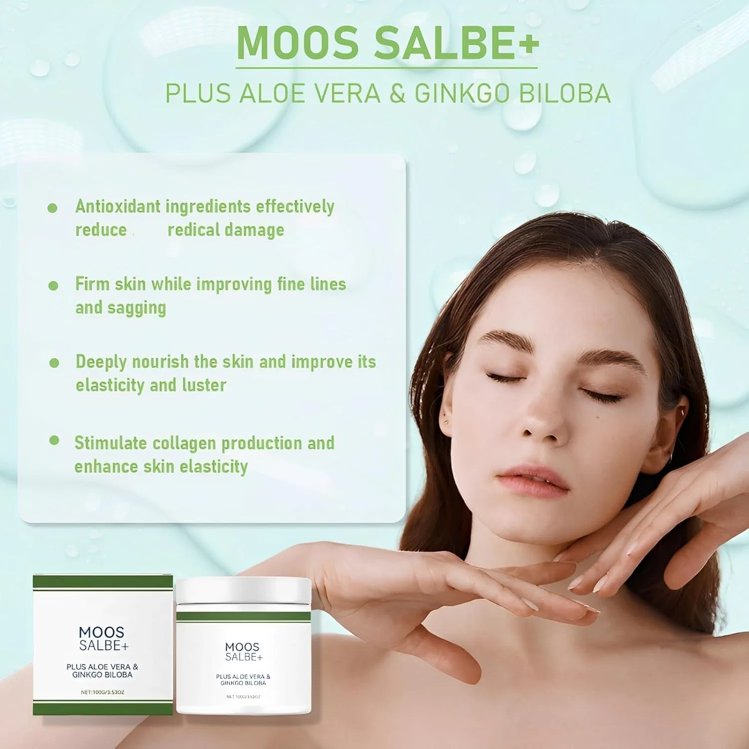 Крем для лица — От морщин с экстрактом мха Moss Ointment Plus Generisch, 2 Pieces — фото 4