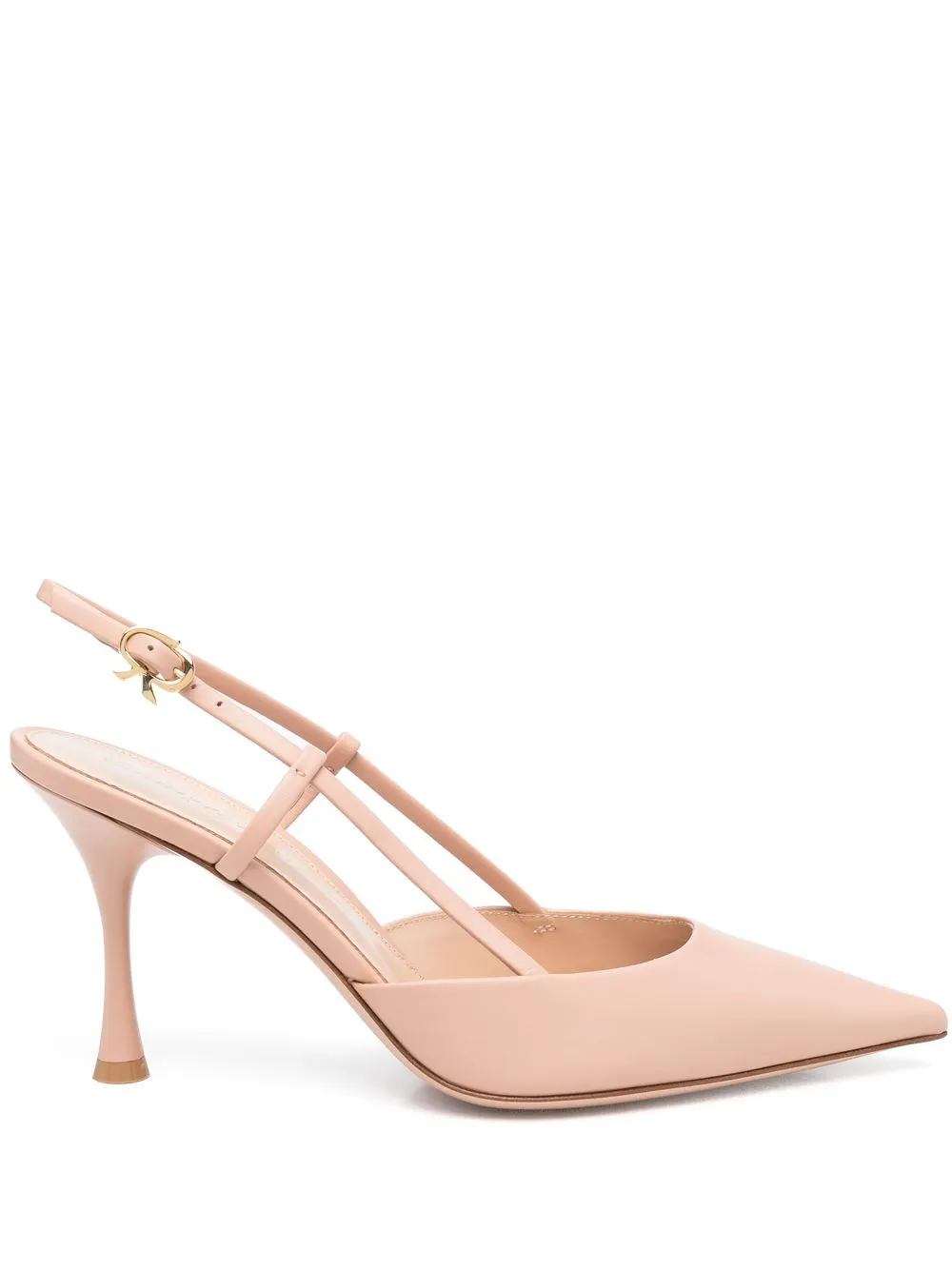 Туфли Ribbon с ремешком на пятке Gianvito Rossi, нейтральный