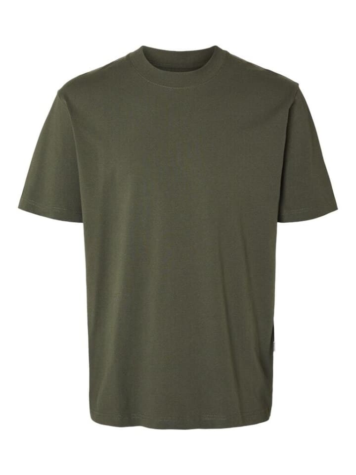 

Футболка Selected T-Shirt, цвет Forest Night
