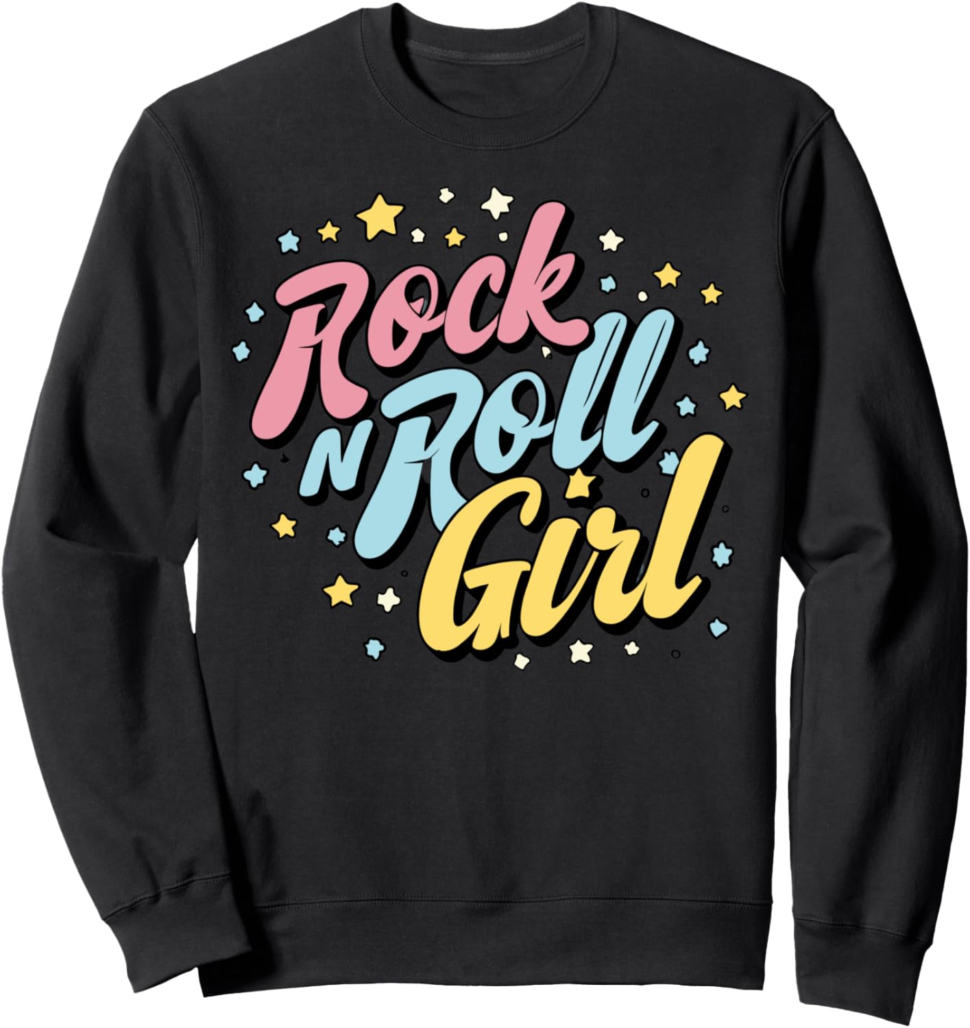 

Толстовка «Девушка в стиле рок-н-ролл» Дарла Rock N Roll Girl, черный