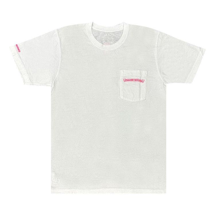 

Футболка Chrome Hearts Pocket Tee, White/Pink