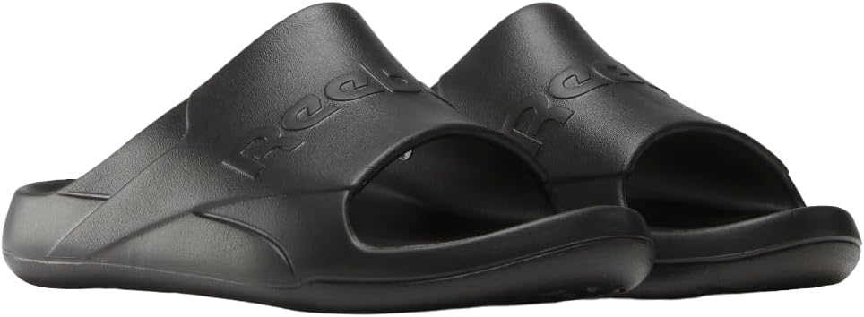 Унисекс-взрослые шлепанцы Reebok Clean Slide, черный — фото 2