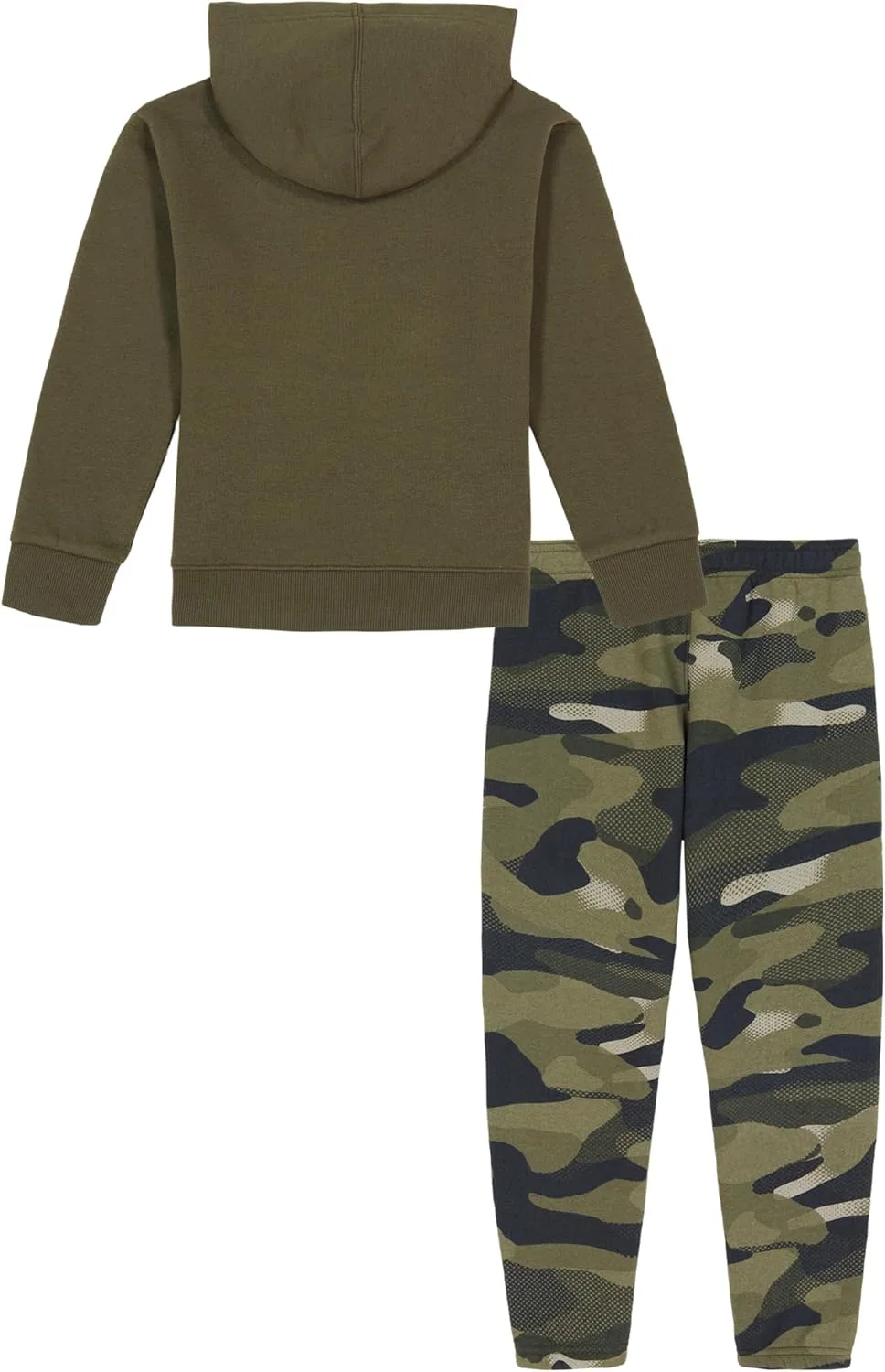 Детская толстовка и брюки, Under Armour, набор из 2 предметов, Green Camo Lock — фото 2