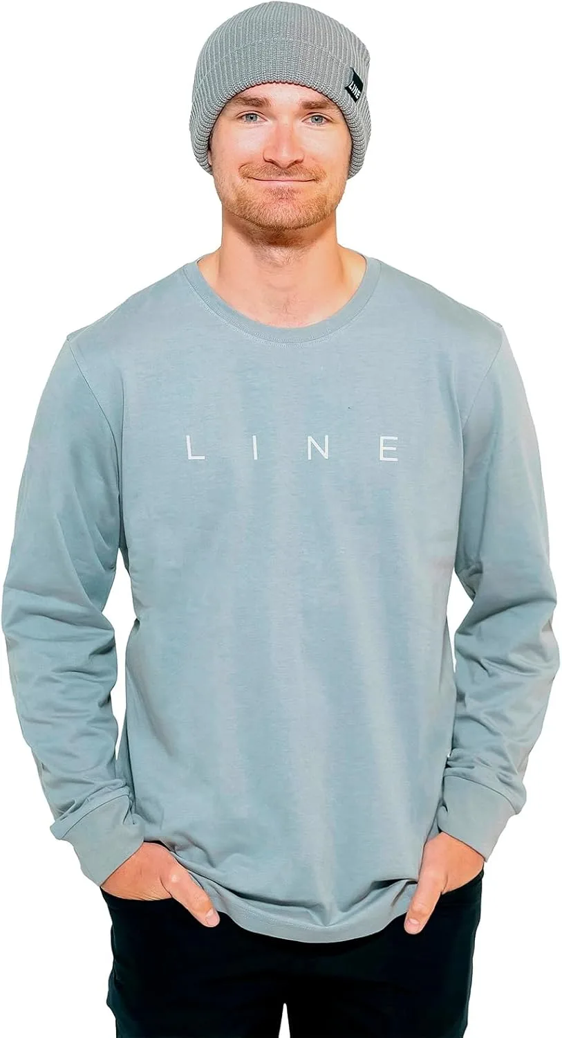 

LINE Unisex Adult Corpo Long Sleeve | Стильная повседневная легкая удобная свободная футболка с логотипом | Осень и зима