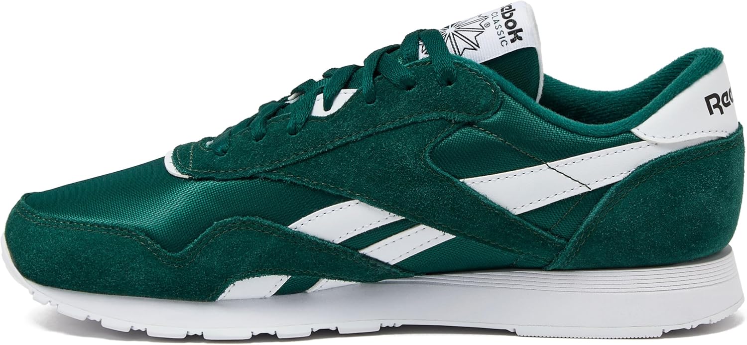Мужские кроссовки Reebok Classic Nylon, белый/зеленый — фото 3