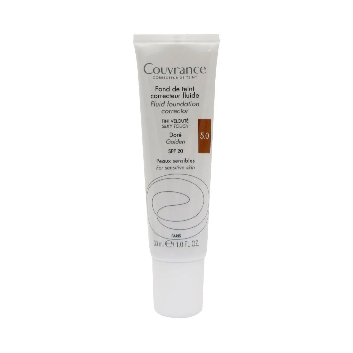 Тональный флюид Avène Couvrance Corrector SPF 20, оттенок Golden Avene, 5.0