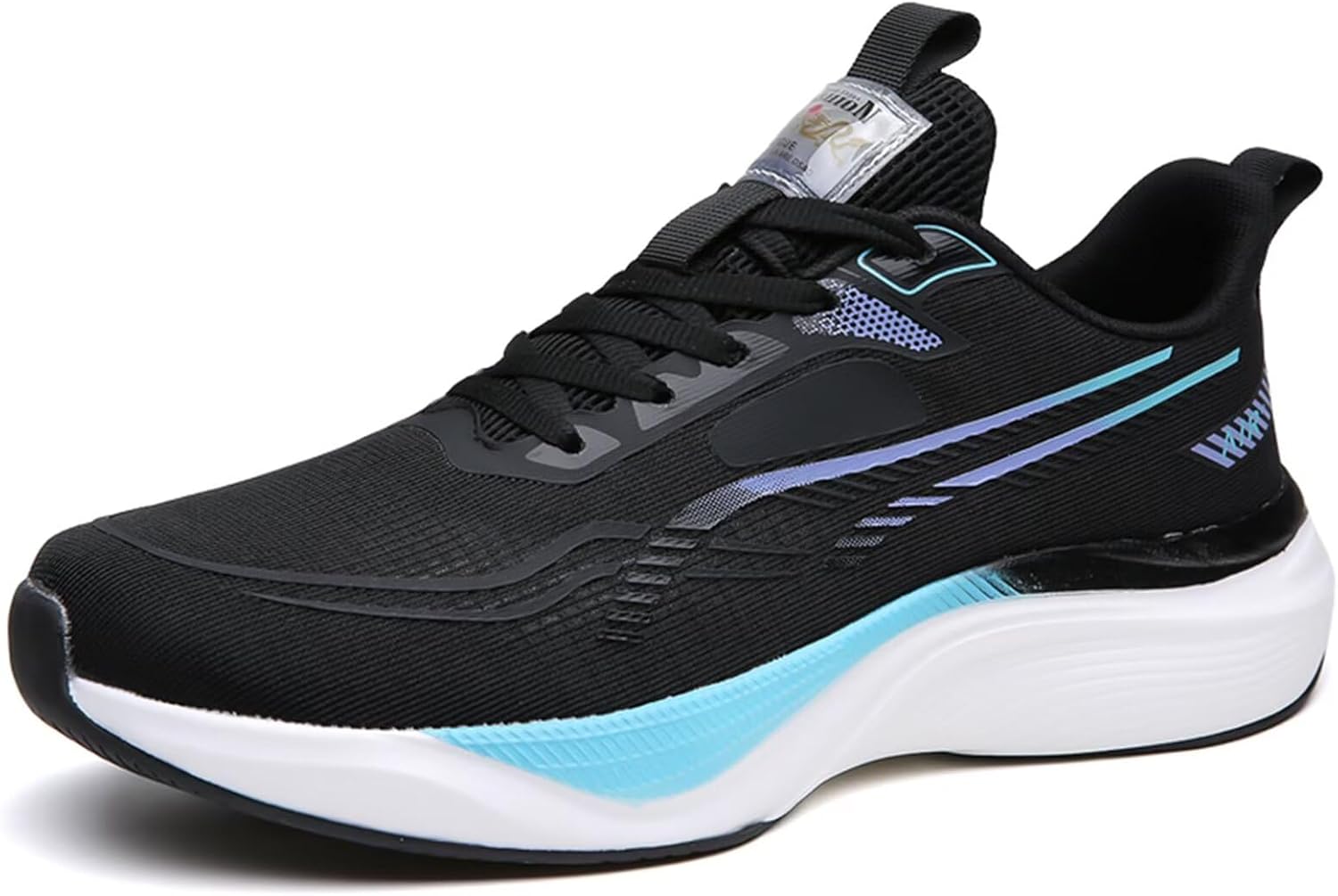 

Мужские кроссовки для бега с сеткой, дышащие, мягкие спортивные кеды для ходьбы Generic, черный