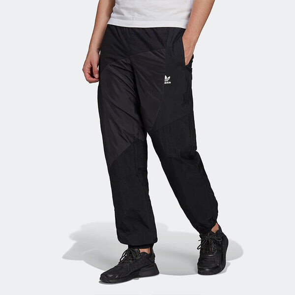 Спортивные штаны Men's adidas originals Casual Solid Color Splicing Sports Pants/Trousers/Joggers Black, мультиколор — фото 2