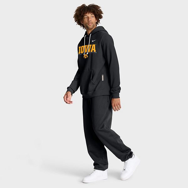Мужская черная толстовка Iowa Hawkeyes 2025 Sideline Standard Issue Dri-FIT Nike — фото 4