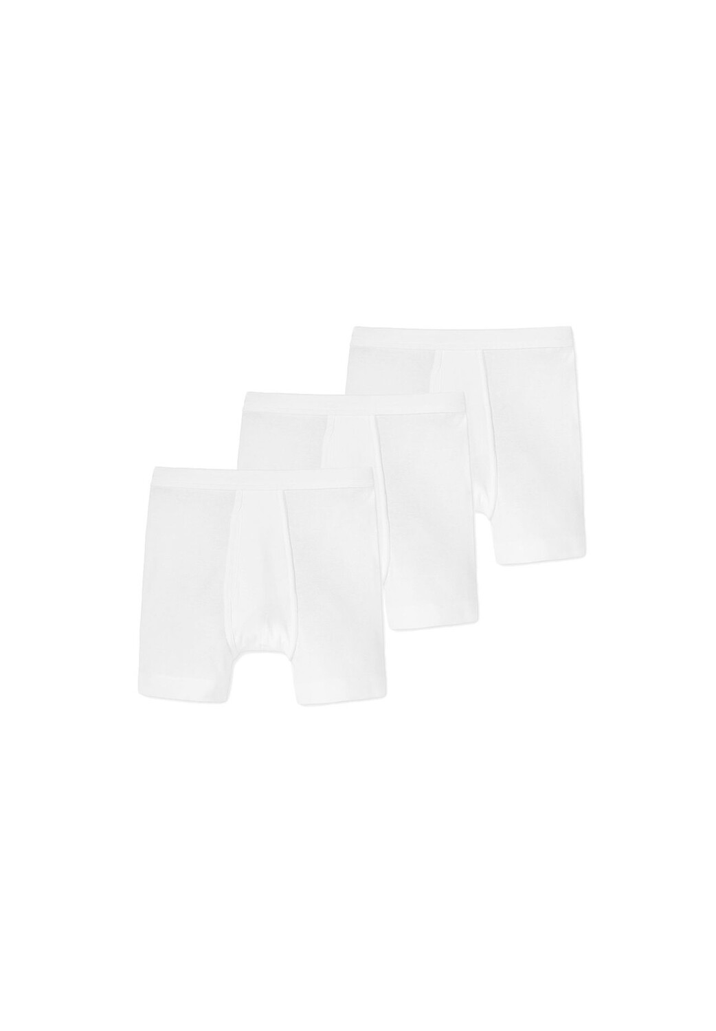 

Длинные шорты/брюки Набор из 3 предметов Essentials Fine Rib SCHIESSER, белый
