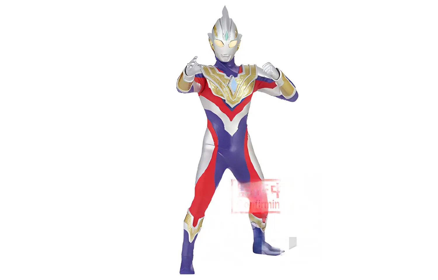 

Ультраман триггер стеклянная фабрика, образ героя храбреца, композитный тип а бонусные подарки BANPRESTO, Ultraman Trigger Hybrid Type A