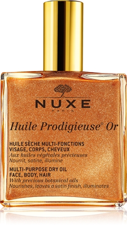

Многофункциональное сухое масло с блеском для лица Nuxe Huile Prodigieuse Or, 100 ml