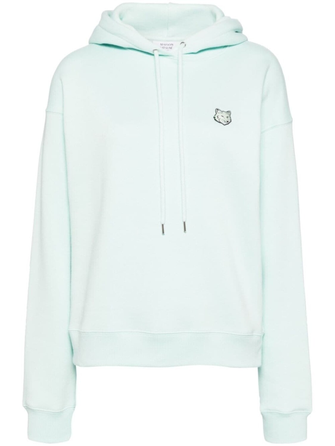 

Maison Kitsuné худи с нашивкой, зеленый