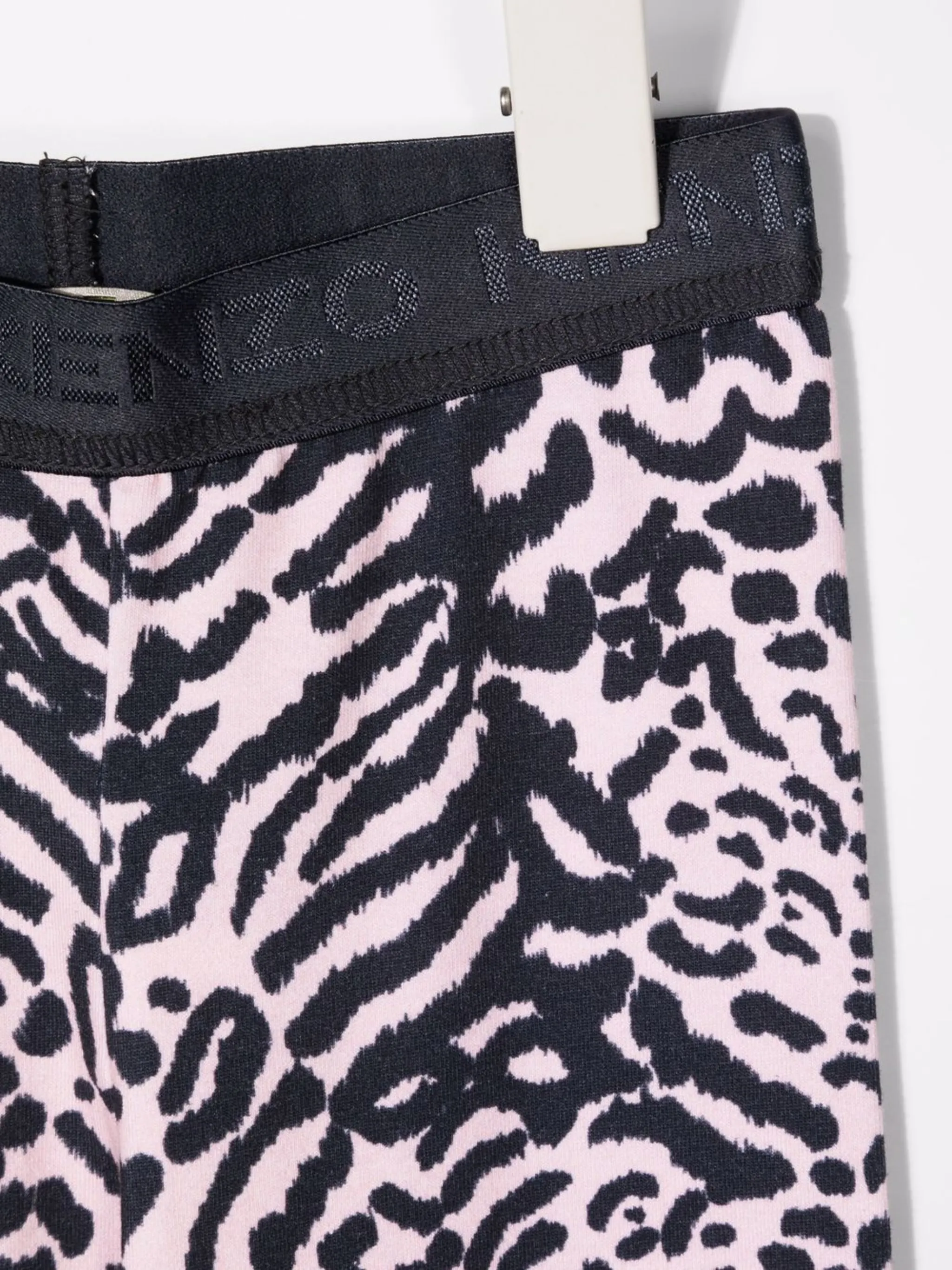 Легинсы с анималистичным принтом Kenzo Kids, розовый — фото 3