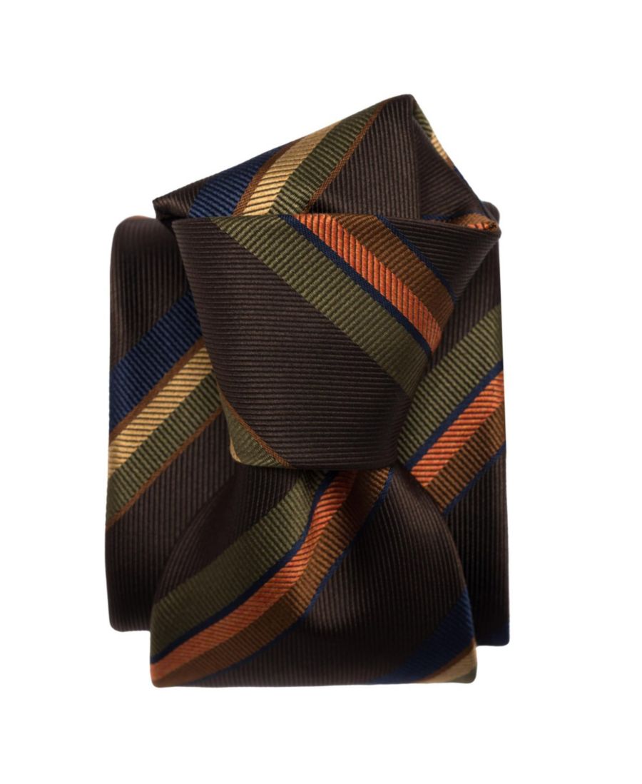 

Мужской Battisti - шелковый жаккардовый галстук для мужчин Elizabetta, Chocolate brown