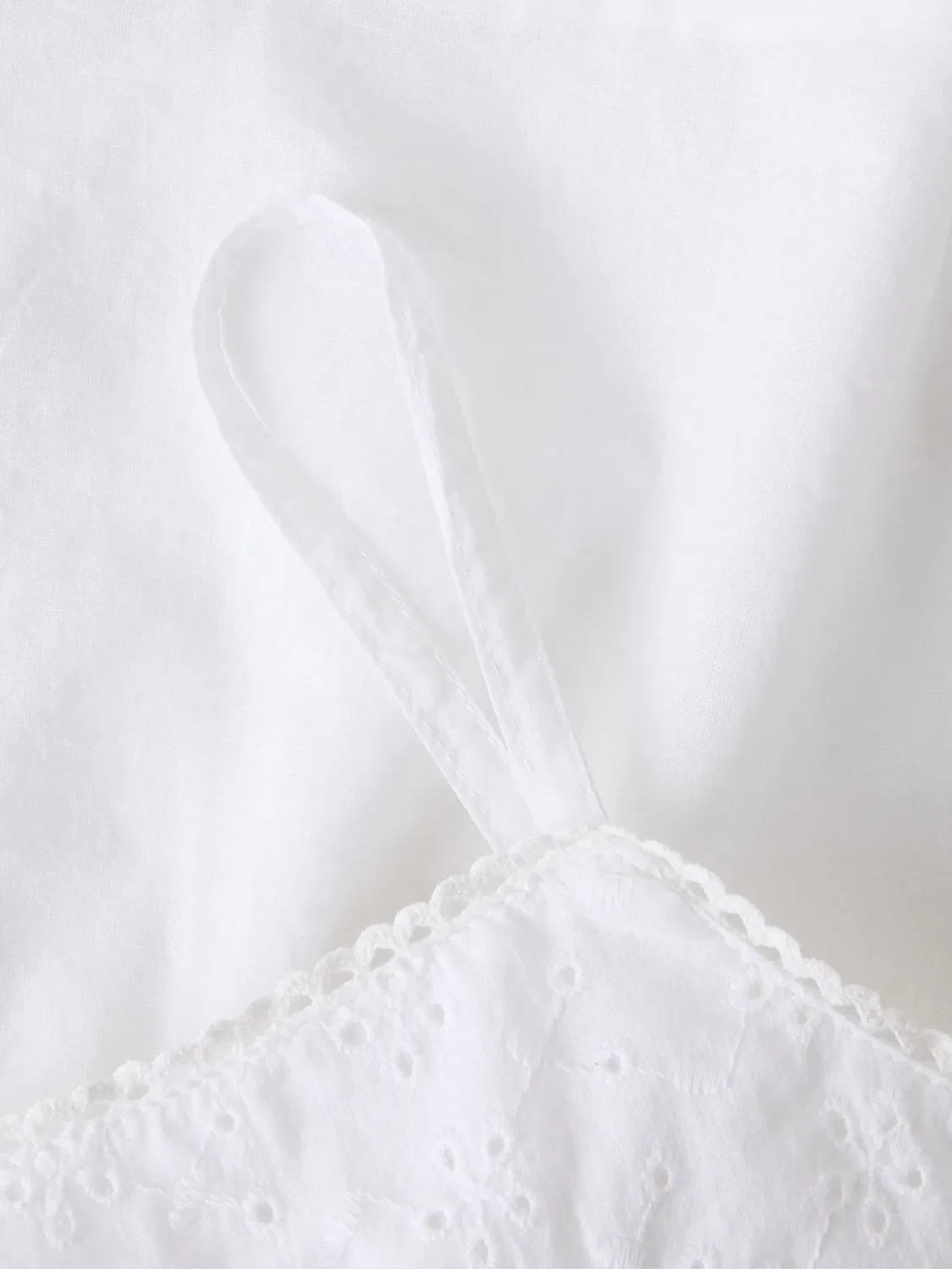 Топ с кружевом, Name it, bright white — фото 4