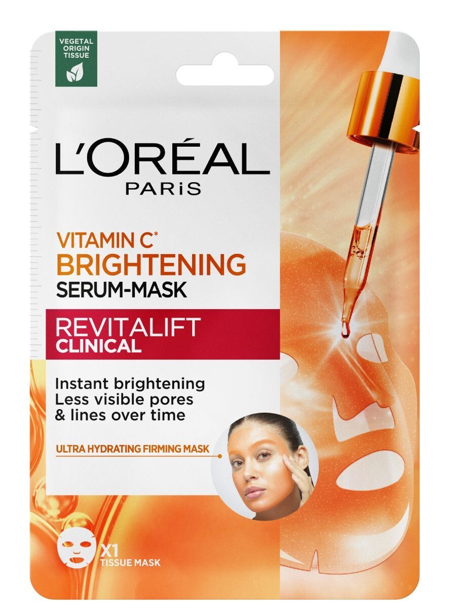 

Тканевая маска L'Oréal Revitalift Clinical Vitamin C, 28 g