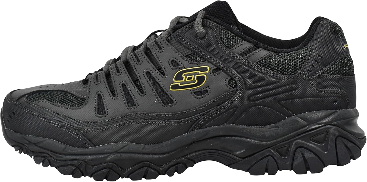 Мужские модные кроссовки Skechers Afterburn M. Fit, Dark Taupe — фото 4
