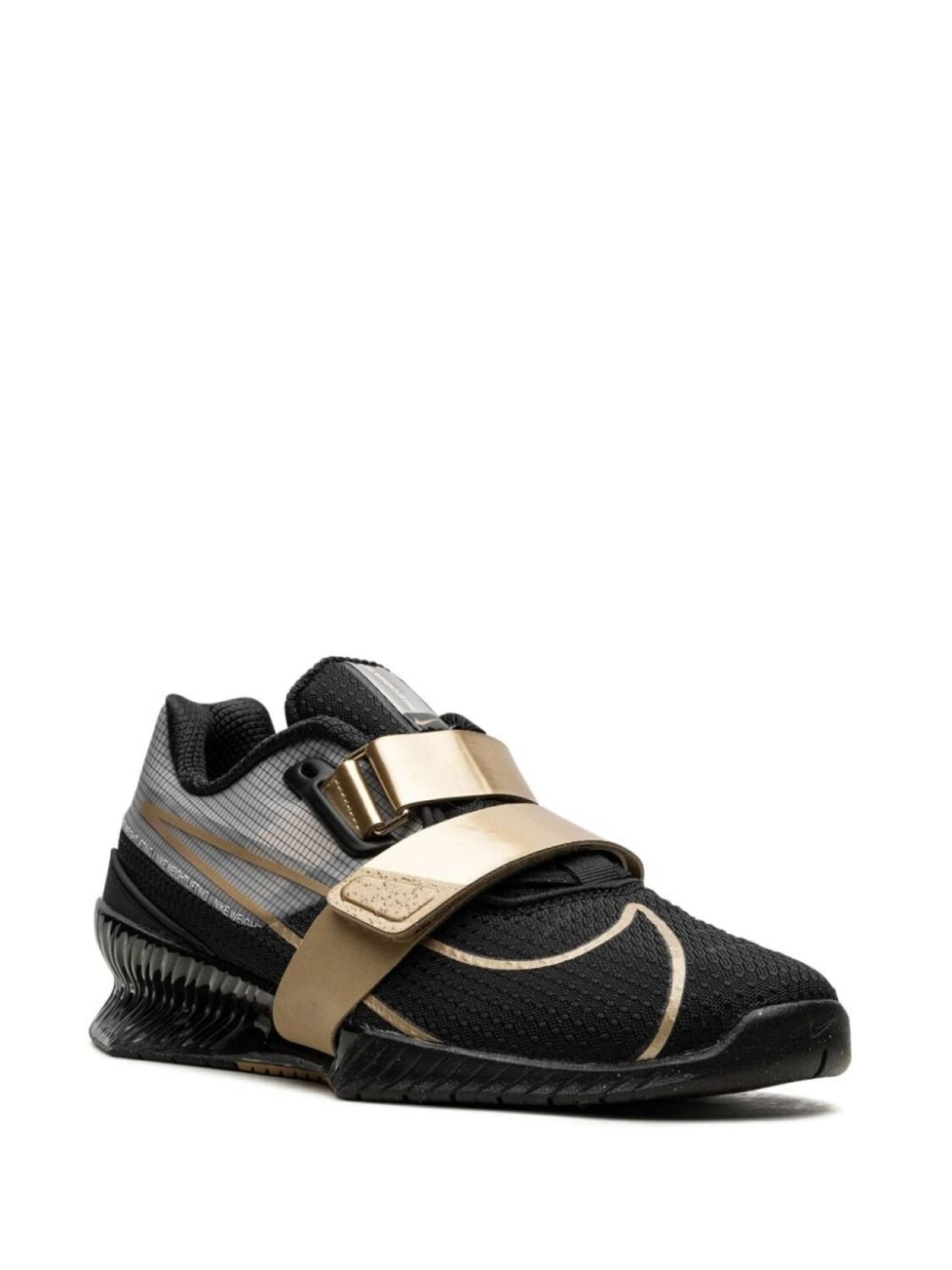 Туфли Romaleos 4 Black/Metallic Gold Nike, черный — фото 2